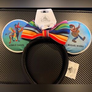 Disney ears headband Coco Miguel Dante NWT adult teen size blue red orange green